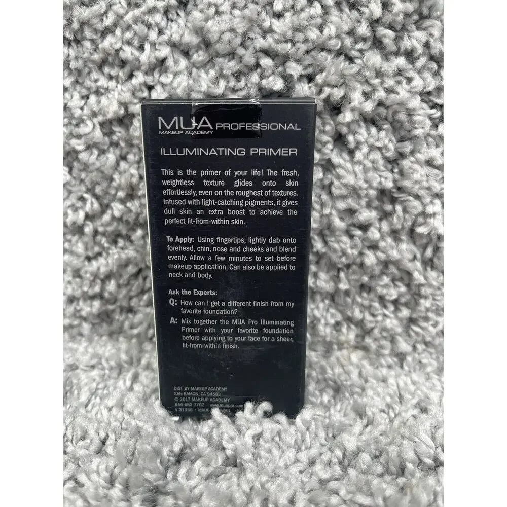 Lot Of 4 Mua Make Up Academy Professional Illuminating Primer 1.014 fl oz